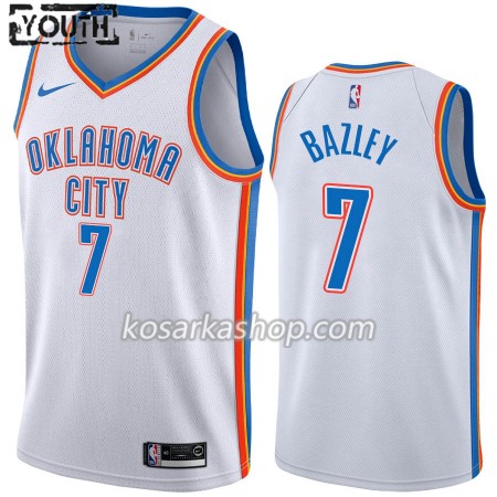 Dres Oklahoma City Thunder Darius Bazley 7 Nike 2019-20 Association Edition Swingman - Dječji